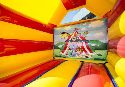 Midi luchtkastelen bestellen in circus thema voor kinderen. Bestel nu luchtkastelen online bij JB Inflatables Nederland