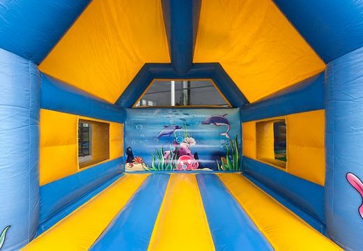 Standaard haai springkastelen met een 3D object aan de bovenkant kopen voor kinderen. Bestel springkastelen online bij JB Inflatables Nederland