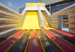Stoere brandweer thema super opblaasbare glijbaan bestellen. Koop opblaasbare glijbanen nu online bij JB Inflatables Nederland