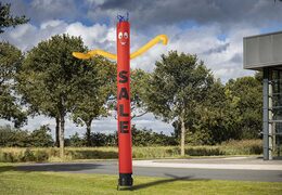 Bestel nu online de opblaasbare skydancer sale van 6m hoog in een rode kleur bij JB Inflatables Nederland. Alle standaard opblaasbare skydancers worden razendsnel geleverd