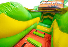 Funcity luchtkussen kopen in Crocodil thema voor kinderen, Bestel opblaasbare luchtkussens bij JB Inflatables Nederland