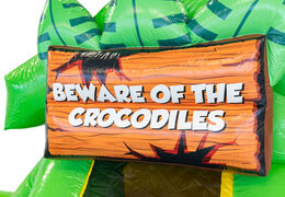 Koop opblaasbare Funcity springkasteel in thema Crocodil voor kinderen. Opblaasbare springkastelen te koop bij JB Inflatables Nederland