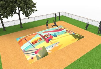 Inflatable springberg kopen in zandbak thema kopen voor kinderen. Bestel opblaasbare airmountain nu online bij JB Inflatables Nederland