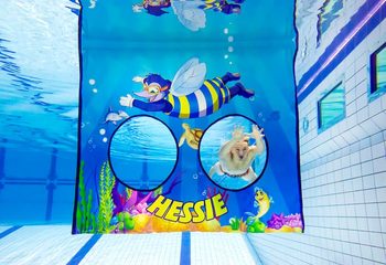 Op maat gemaakt duikzeil voor in het zwembad kopen voor kinderen