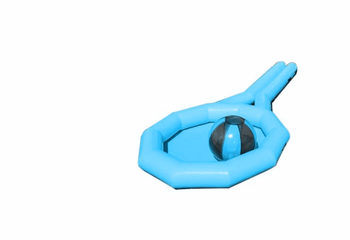 Koop opblaasbare blauwe wiebelrek voor zowel oud als jong. Bestel opblaasbare zeskamp artikelen online bij JB Inflatables Nederland