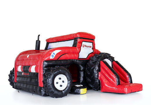 Promotionele maatwerk Reyrink - Maxi Multifun Tractor springkastelen in uw eigen kleur en logo online kopen . Bestel nu opblaasbare springkastelen in eigen huisstijl bij JB Inflatables Nederland