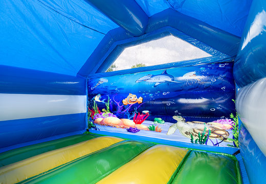 Bestel slide combo seaworld thema springkussen voor kinderen. Koop opblaasbare springkussens online bij JB Inflatables Nederland