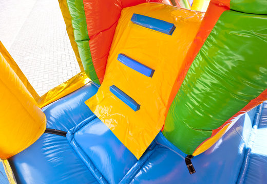 Multiplay springkasteel met slide in thema clown bestellen voor kinderen. Koop opblaasbare springkastelen online bij JB Inflatables Nederland
