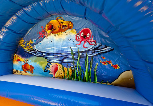Haal uw opblaasbare oceanworld glijbaan online voor kids. Bestel opblaasbare glijbanen nu bij JB Inflatables Nederland