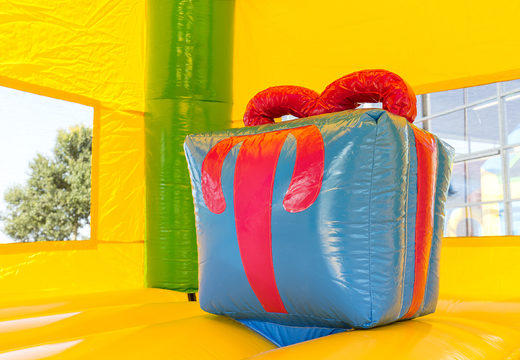 Bestel opblaasbaar maxifun luchtkussen  in thema feest met dak voor kinderen bij JB Inflatables Nederland. Koop luchtkussens online bij JB Inflatables Nederland