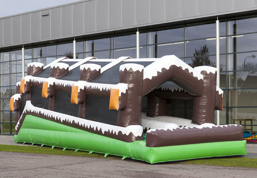 Inflatable dubbel rollerbaan in winter thema voor zowel jong als oud bestellen. Koop opblaasbare winterattracties nu online bij JB Inflatables Nederland 