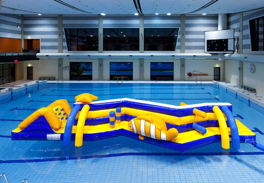 Bestel dubbele opblaasbare Zig Zag Zee zwembadstormbaan voor kids. Koop opblaasbare stormbanen nu online bij JB Inflatables Nederland