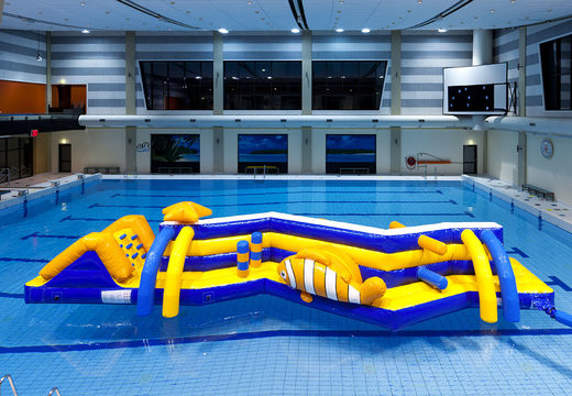 Bestel dubbele opblaasbare Zig Zag Zee zwembadstormbaan voor kids. Koop opblaasbare stormbanen nu online bij JB Inflatables Nederland
