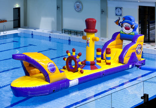 Haal opblaasbare schip in thema circus voor zowel jong als oud. Bestel opblaasbare zwembadspelen nu online bij JB Inflatables Nederland 