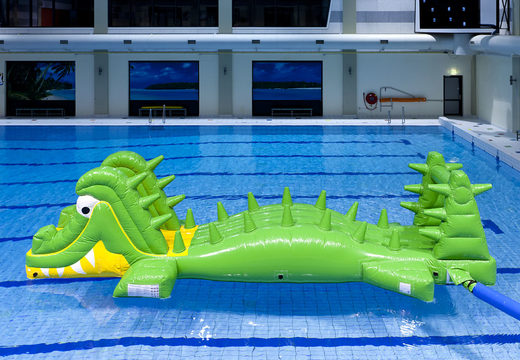 Koop een luchtdichte opblaasbare krokodil run voor zowel jong als oud. Bestel opblaasbare waterattracties nu online bij JB Inflatables Nederland 