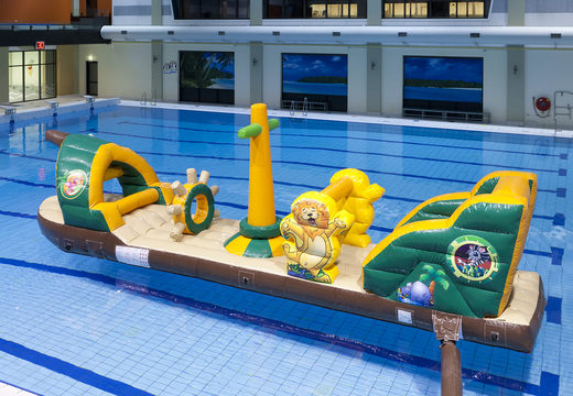 Inflatable schip in thema safari voor zowel jong als oud bestellen. Koop opblaasbare zwembadspelen nu online bij JB Inflatables Nederland 