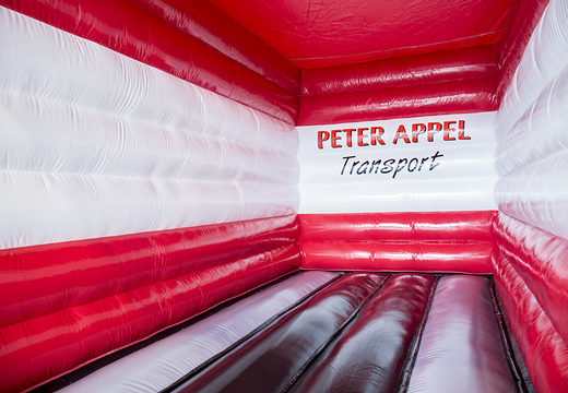 Maatwerk Peter Appel -  vrachtwagen springkastelen geschikt voor promotionele doeleinden. Bestel op maat gemaakte luchtkussens bij JB Promotions Nederland