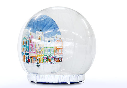 Koop 3 meter opblaasbare snowglobe voor zowel jong als oud. Bestel opblaasbare winterattracties nu online bij JB Inflatables Nederland 