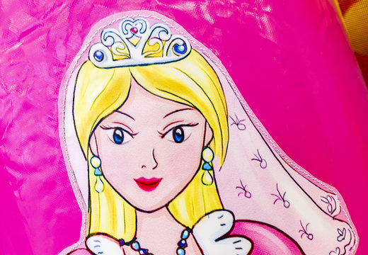 Unieke opblaasbare coole slidebox in thema prinses voor kids kopen. Bestel springkussens online bij JB Inflatables Nederland