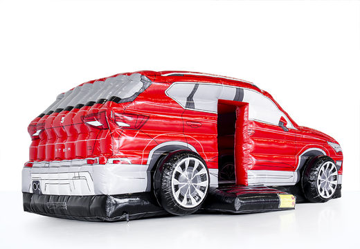 Opblaasbaar SEAT -  rode auto springkastelen maatwerk bestellen bij JB Promotions Nederland; specialist in opblaasbare reclame artikelen zoals maatwerk springkastelen
