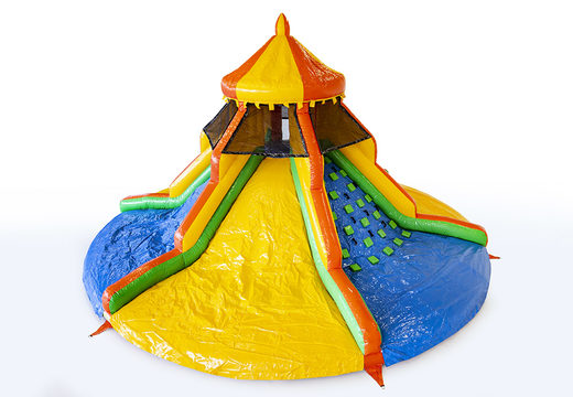 Bestel Tower slide in thema Party voor kinderen. Koop opblaasbare glijbanen nu online bij JB Inflatables Nederland