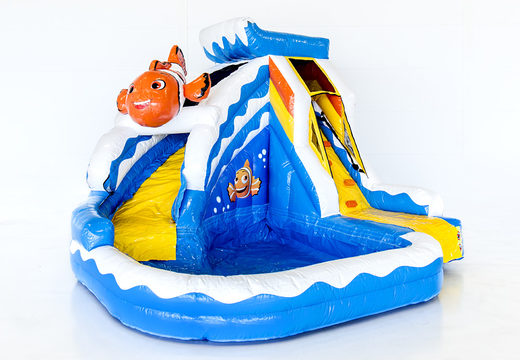 Bestel opblaasbaar multiplay springkasteel in thema clownsvis voor kinderen bij JB Inflatables Nederland. Bestel springkastelen online bij JB Inflatables Nederland