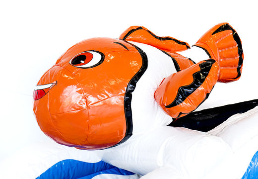 Splashy Clownvis springkussen met zwembad bestellen bij JB Inflatables Nederland. Koop springkussens online bij JB Inflatables Nederland