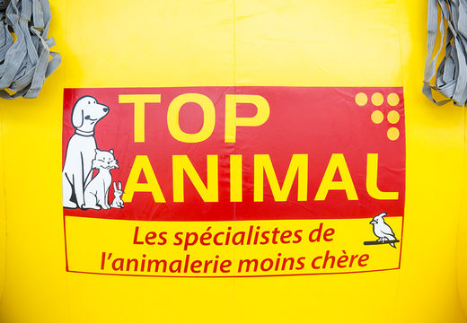 Koop Top Animal gele hond mascotte. Haal uw inflatable productvergroting nu online bij JB Inflatables Nederland