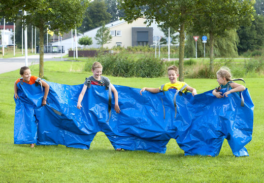 Funbroek 4 persoons Blauw voor zowel oud als jong bestellen. Koop opblaasbare zeskamp artikelen online bij JB Inflatables Nederland