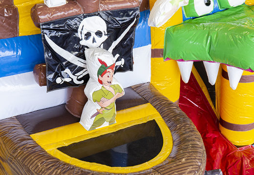 Mini opblaasbare multiplay springkasteel in piraat thema te bestellen voor kinderen. Bestel opblaasbare springkastelen online at JB Inflatables Nederland