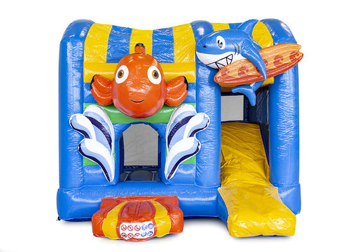 Multiplay seaworld springkasteel bestellen voor kinderen. Koop opblaasbare springkastelen online bij JB Inflatables Nederland