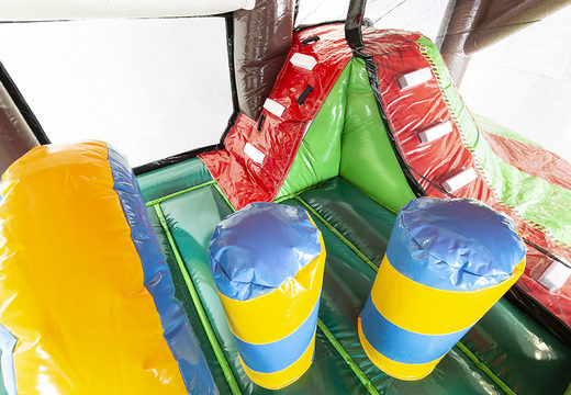 Bestel middelmatig opblaasbare multiplay springkasteel in boerderij thema met glijbaan voor kids. Koop opblaasbare springkastelen online bij JB Inflatables Nederland