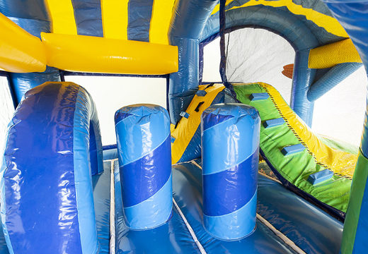 Koop medium opblaasbare seaworld springkasteel met glijbaan voor kinderen. Bestel opblaasbare springkastelen online at JB Inflatables Nederland 