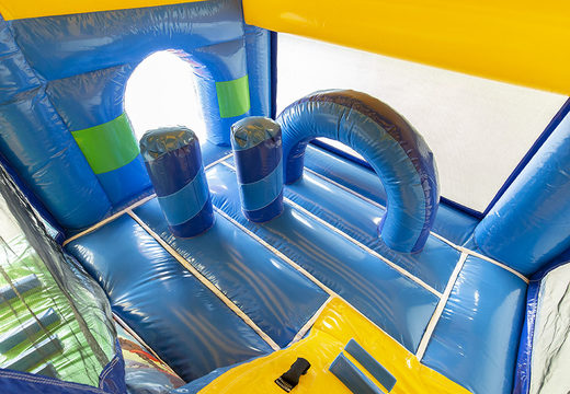 Bestel middelmatig opblaasbare multiplay springkasteel in seaworld thema met glijbaan voor kinderen. Koop opblaasbare springkastelen online bij JB Inflatables Nederland