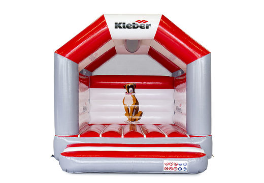 Promotionele op maat gemaakte Kleber A Frame springkastelen kopen. Bestel nu opblaasbare reclame springkastelen in eigen huisstijl bij JB Inflatables Nederland