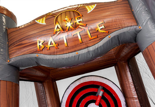 Haal opblaasbaar Axe Battle spel voor zowel jong als oud kopen. Bestel springkussens nu online bij JB Inflatables Nederland