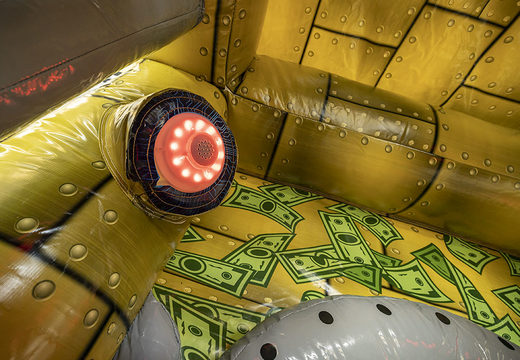 Inflatable met interactief spel Ninja The Bank bestellen