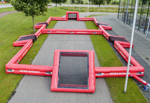 Inflatable AZ Alkmaar voetbalboarding voor diverse evenementen. Koop een voetbalboarding nu online bij JB Inflatables Nederland