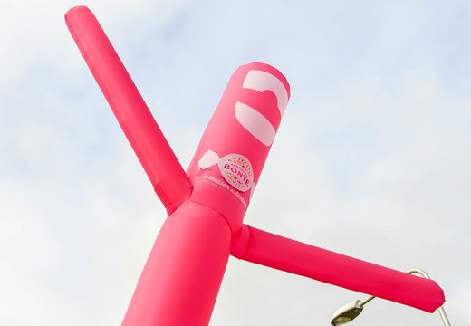 Bonbonnerie opblaasbare skydancers & skytubes op maat gemaakt bij JB Promotions Nederland; specialist in opblaasbare reclame artikelen zoals inflatable tubes