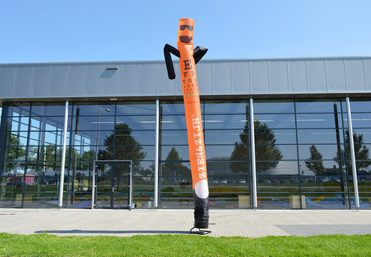Gepersonaliseerde Zien en Zijn skydancer laten maken bij JB Promotions Nederland. Promotionele inflatable tubes in alle soorten en maten razendsnel op maat gemaakt
