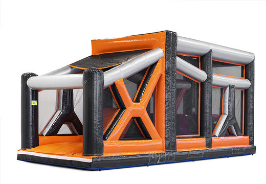 Mega opblaasbare 40-delige giga modulaire Ball Hopper stormbaan voor kinderen kopen. Bestel opblaasbare stormbanen nu online bij JB Inflatables Nederland