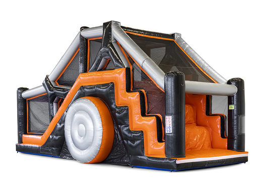 Big Log Slide 40-delige modulaire hindernisbaan kopen voor kinderen. Bestel opblaasbare stormbanen nu online bij JB Inflatables Nederland