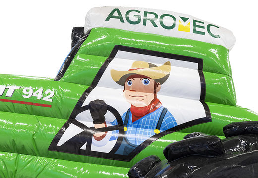 Bestel nu op maat gemaakte Agrotec tractor springkastelen bij JB Promotions Nederland. Maatwerk opblaasbare reclame springkastelen in verschillende soorten en maten te koop