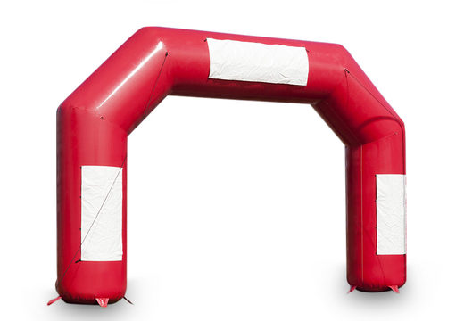 Opblaasbare finish boog in het rood online kopen bij JB Inflatables Nederland. Bestel nu reclamebogen in verschillende maten en kleuren 