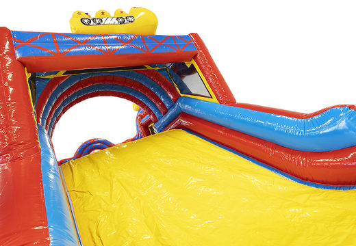 Opblaasbare mini rollercoaster 9m stormbaan bestellen voor kinderen. Koop opblaasbare stormbanen nu online bij JB Inflatables Nederland