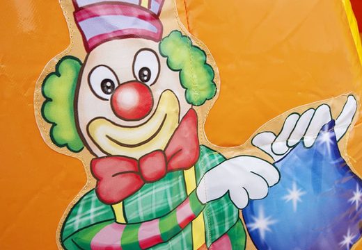 Mini overdekt luchtkussen bestellen in het circus thema voor kinderen. Bestel nu luchtkussens online bij JB Inflatables Nederland