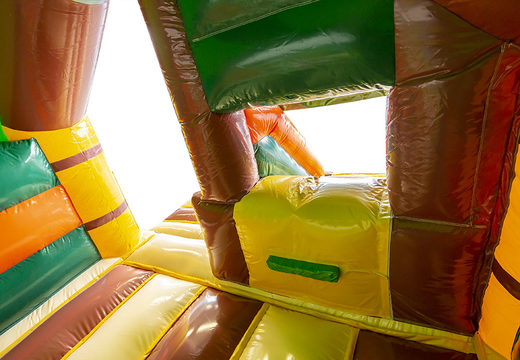 Opblaasbare slide combo springkussen met glijbaan te koop in amzone thema voor kinderen. Bestel nu springkussens bij JB Inflatables Nederland