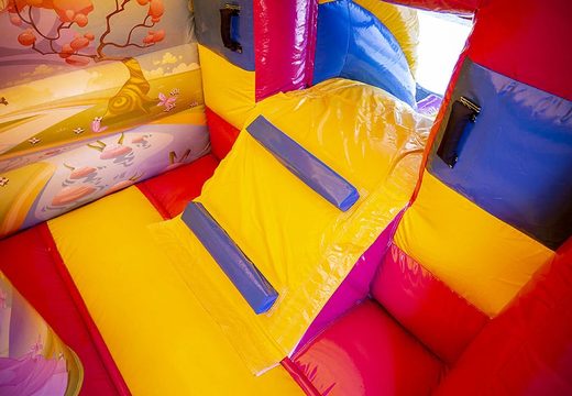 Klein overdekt multifun springkasteel bestellen in thema prinses voor kinderen. Koop springkastelen online bij JB Inflatables Nederland