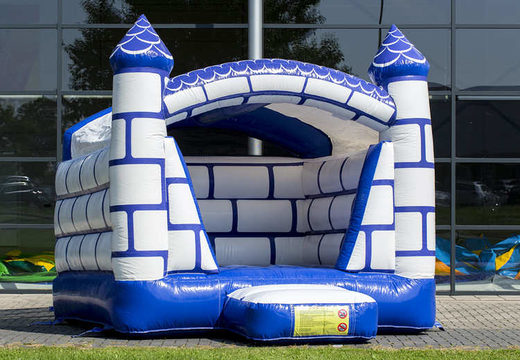 Mini overdekt luchtkussens in kasteel thema voor kinderen kopen. Koop luchtkussens online bij JB Inflatables Nederland