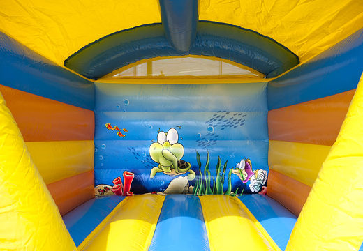 Klein overdekt springkasteel met seaworld thema voor kids te koop. Bestel springkastelen online bij JB Inflatables Nederland